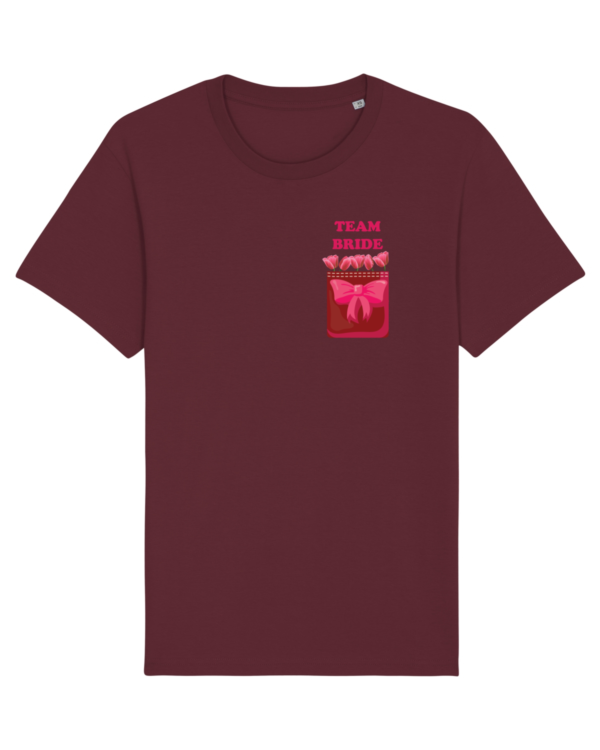Tricou mânecă scurtă Unisex Rocker Burgundy