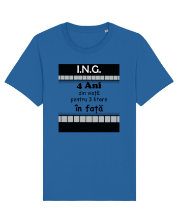 Inginer 4 ani din viață pentru 3 litere în față Royal Blue