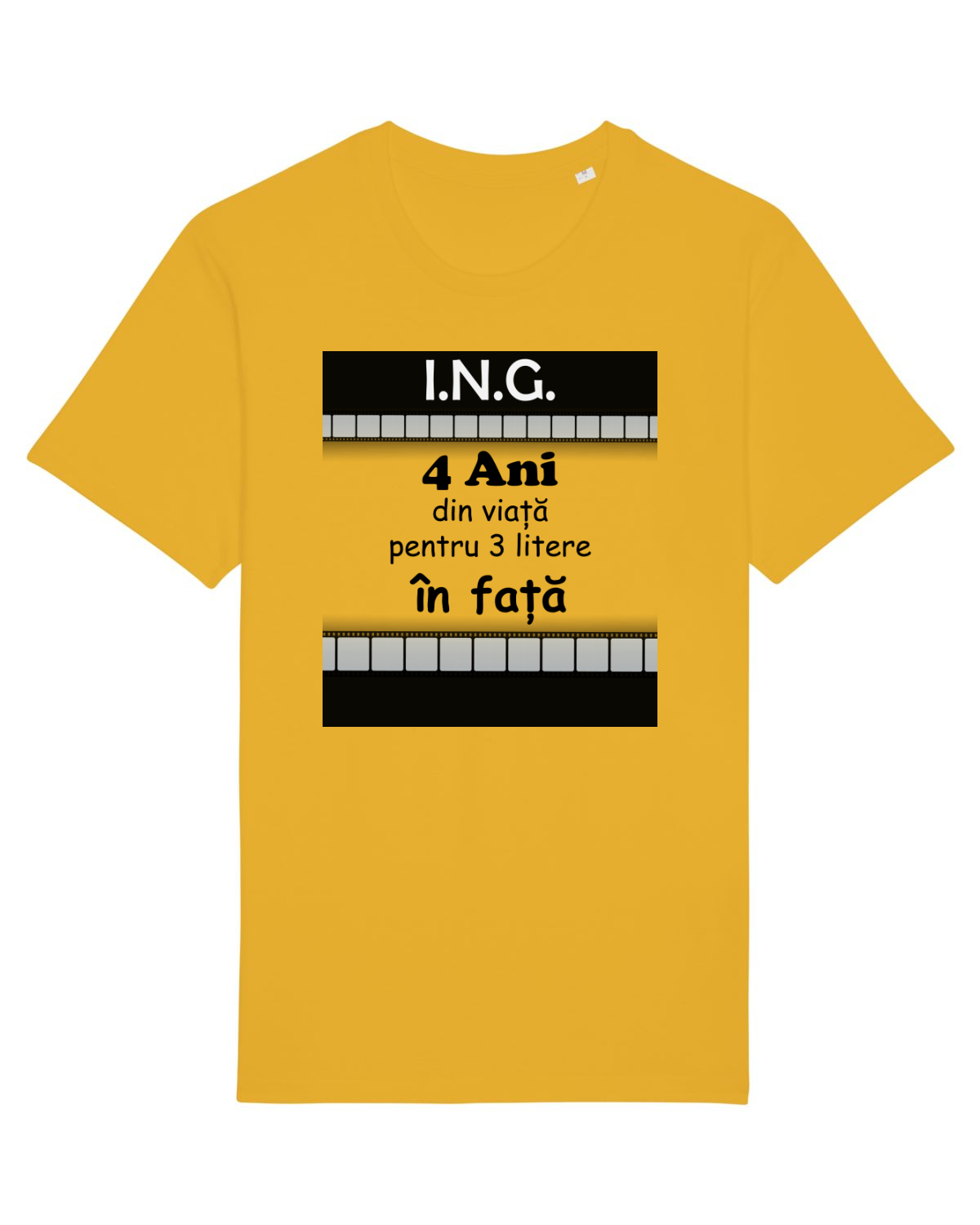 Tricou mânecă scurtă Unisex Rocker Spectra Yellow