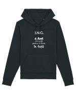 Inginer 4 ani din viață pentru 3 litere în față Hanorac Unisex Drummer