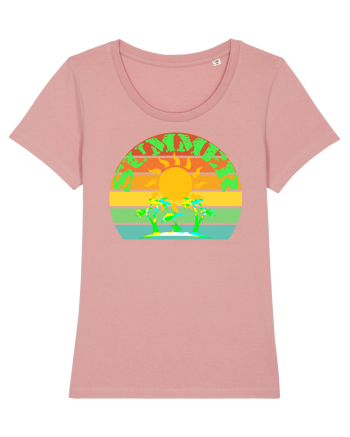 Summer Beach Sunset Canyon Pink