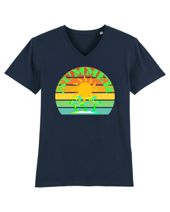 Summer Beach Sunset French Navy