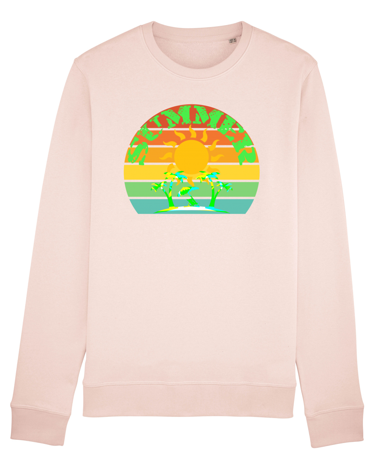 Bluză mânecă lungă Unisex Rise Candy Pink