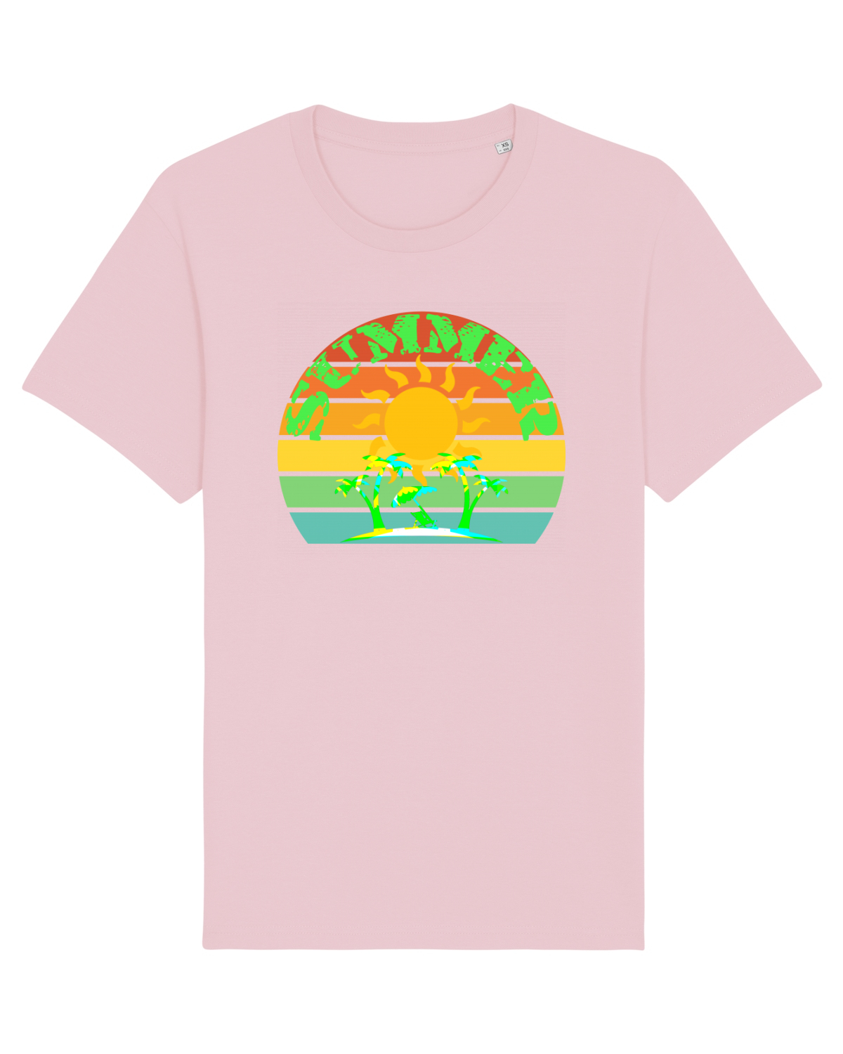 Tricou mânecă scurtă Unisex Rocker Cotton Pink