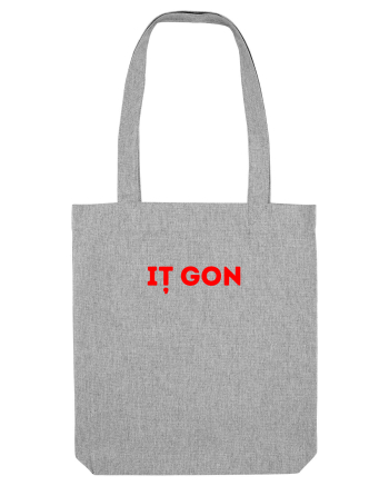 Iț Gon - Tricou Politic Amuzant Presedintele Romaniei Heather Grey