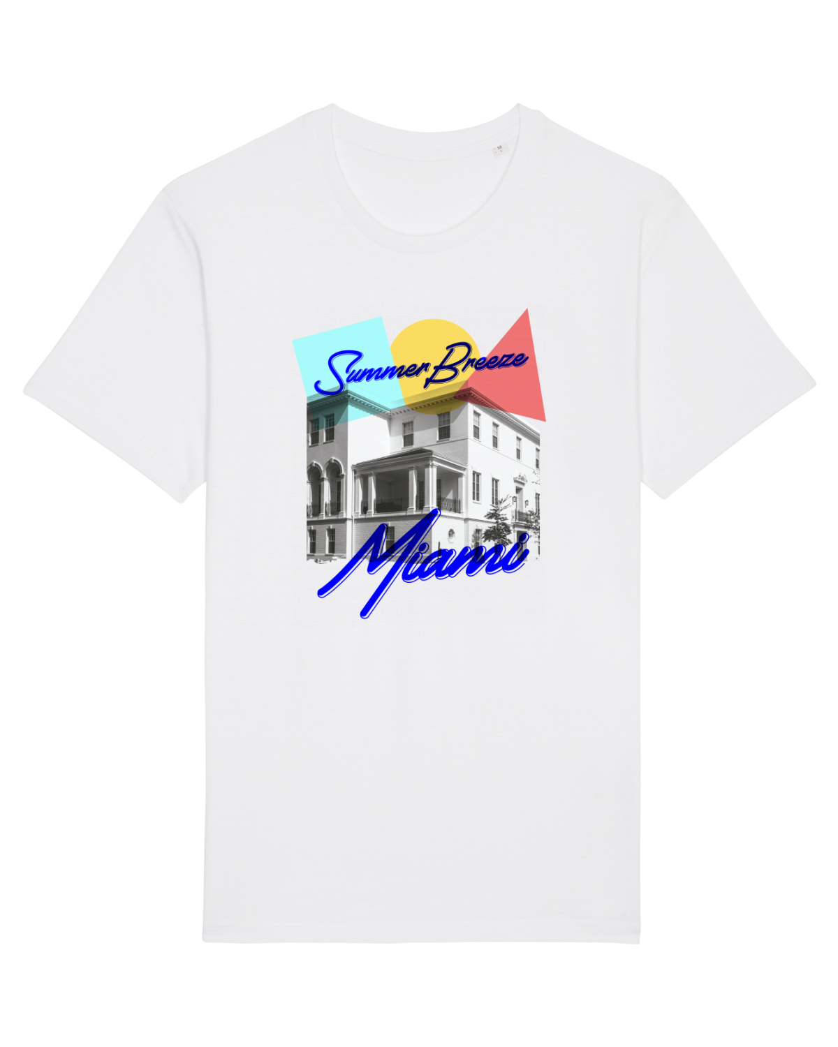 Tricou mânecă scurtă Unisex Rocker White