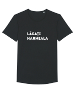 Lasati Harneala - Mesaj Amuzant Vrajeala Politica Tricou mânecă scurtă guler larg Bărbat Skater