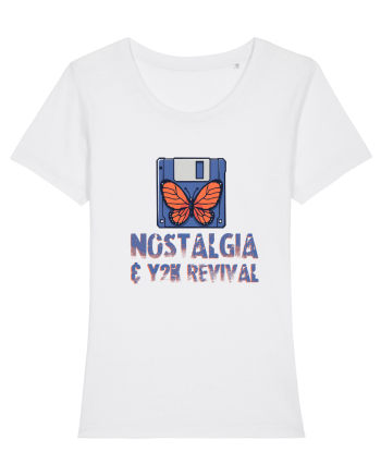 Y2K Throwback Tee White