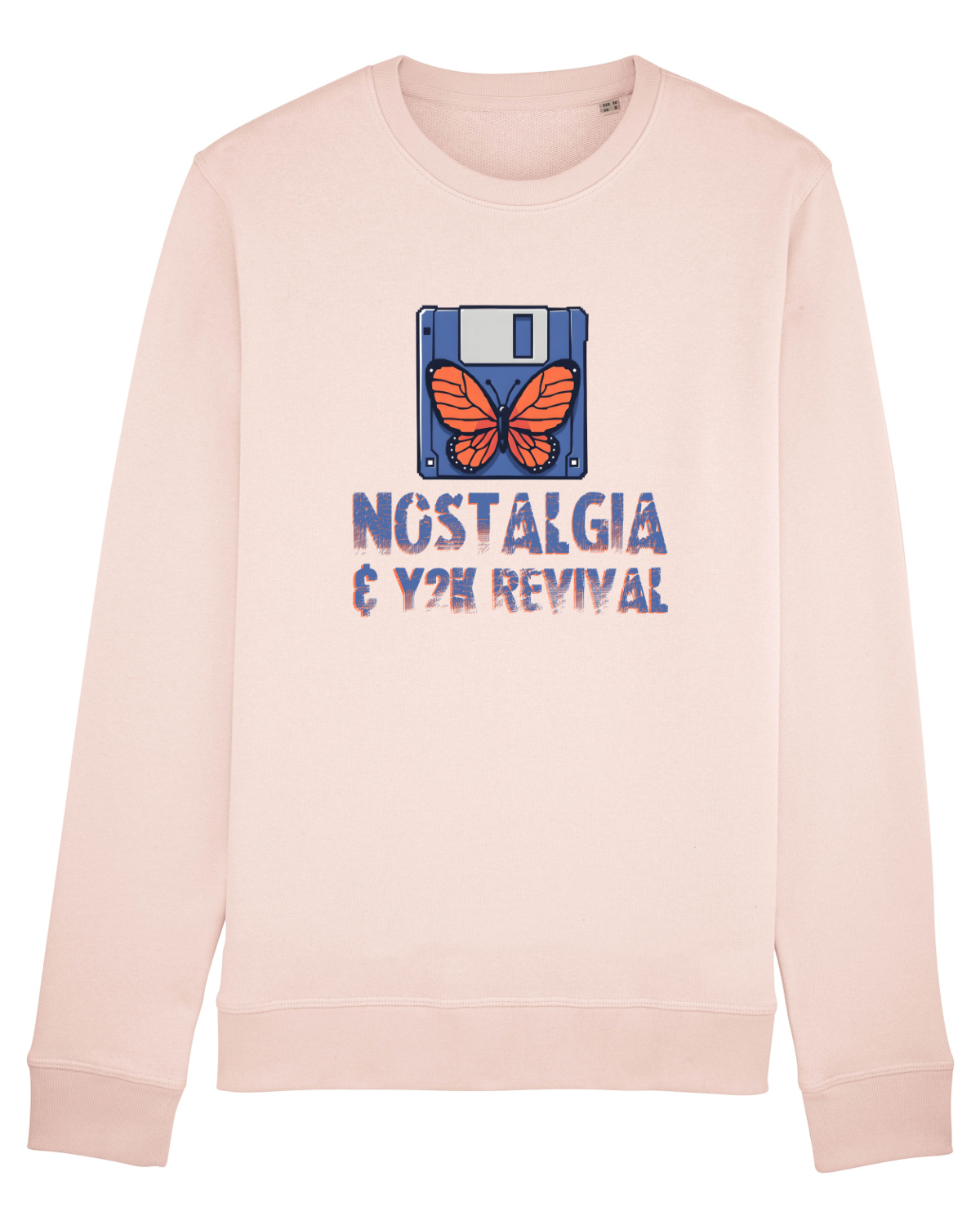 Bluză mânecă lungă Unisex Rise Candy Pink