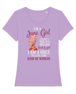 June Girl, Kind Of A Woman Tricou mânecă scurtă guler larg fitted Damă Expresser