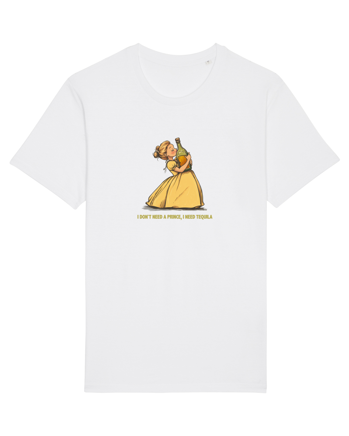 Tricou mânecă scurtă Unisex Rocker White