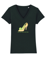 I DON`T NEED A PRINCE, I NEED TEQUILA 3 Tricou mânecă scurtă guler V Damă Evoker