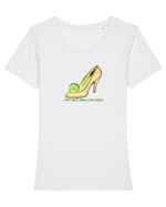 I DON`T NEED A PRINCE, I NEED TEQUILA 3 Tricou mânecă scurtă guler larg fitted Damă Expresser
