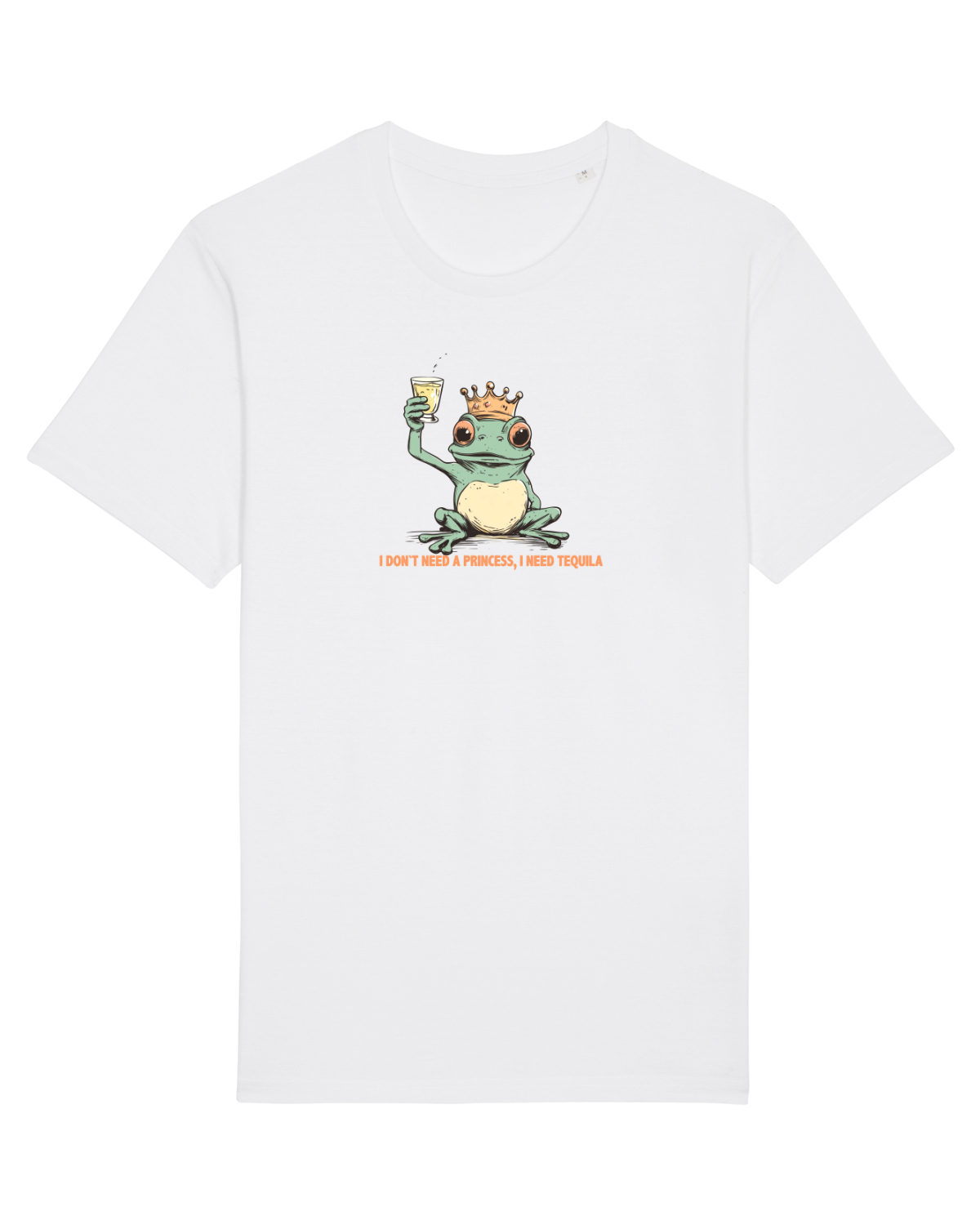 Tricou mânecă scurtă Unisex Rocker White