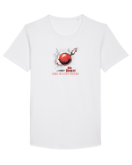 ESENTELE TARI SE TIN IN STICLUTE MICI - BOMBA Tricou mânecă scurtă guler larg Bărbat Skater
