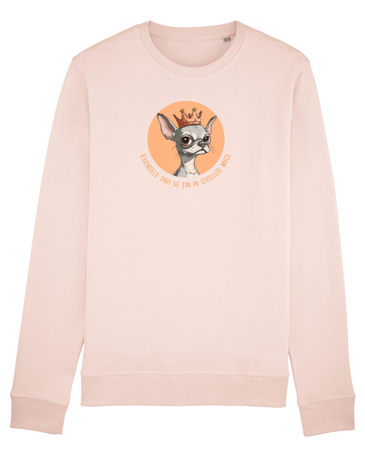 Bluză mânecă lungă Unisex Rise Candy Pink
