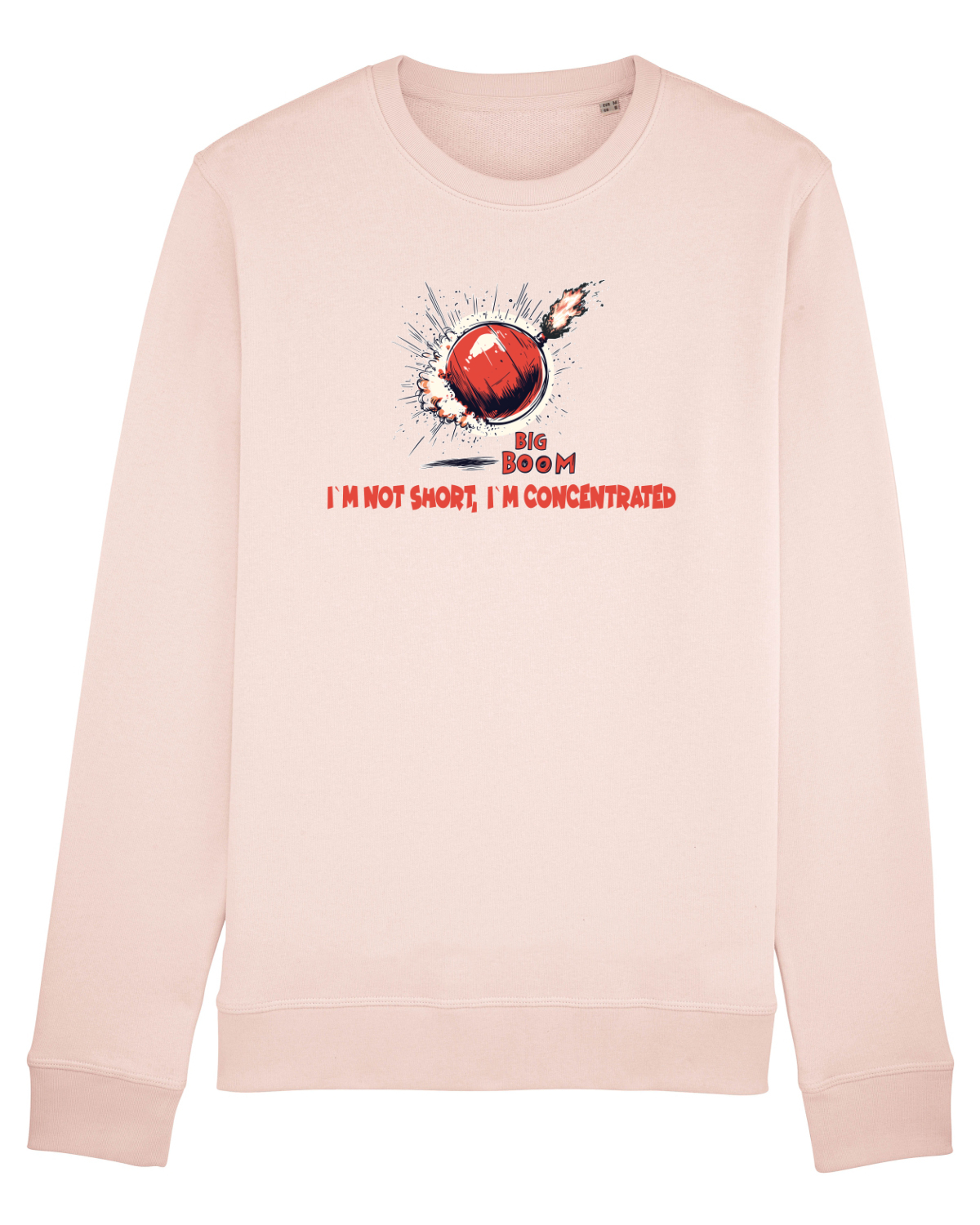 Bluză mânecă lungă Unisex Rise Candy Pink