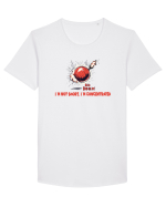 I`M NOT SHORT, I`M CONCENTRATED - BOMBA Tricou mânecă scurtă guler larg Bărbat Skater