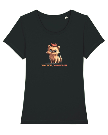 I`M NOT SHORT, I`M CONCENTRATED - POMERANIAN Black