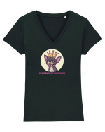 I`M NOT SHORT, I`M CONCENTRATED - CHIHUAHUA 2 Tricou mânecă scurtă guler V Damă Evoker