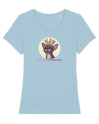I`M NOT SHORT, I`M CONCENTRATED - CHIHUAHUA 2 Sky Blue