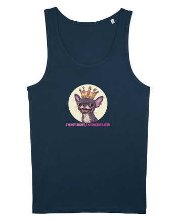 I`M NOT SHORT, I`M CONCENTRATED - CHIHUAHUA 2 Navy