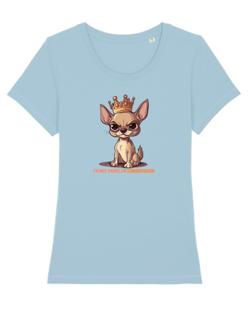 I`M NOT SHORT, I`M CONCENTRATED - CHIHUAHUA 3 Sky Blue
