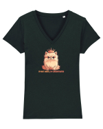 I`M NOT SHORT, I`M CONCENTRATED - POMERANIAN 2 Tricou mânecă scurtă guler V Damă Evoker
