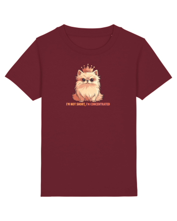 I`M NOT SHORT, I`M CONCENTRATED - POMERANIAN 2 Burgundy