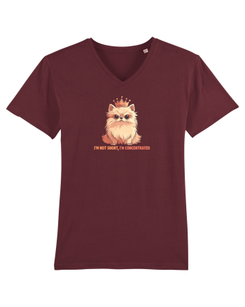 I`M NOT SHORT, I`M CONCENTRATED - POMERANIAN 2 Burgundy