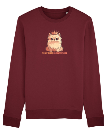 I`M NOT SHORT, I`M CONCENTRATED - POMERANIAN 2 Burgundy