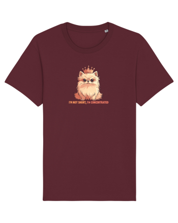 I`M NOT SHORT, I`M CONCENTRATED - POMERANIAN 2 Burgundy