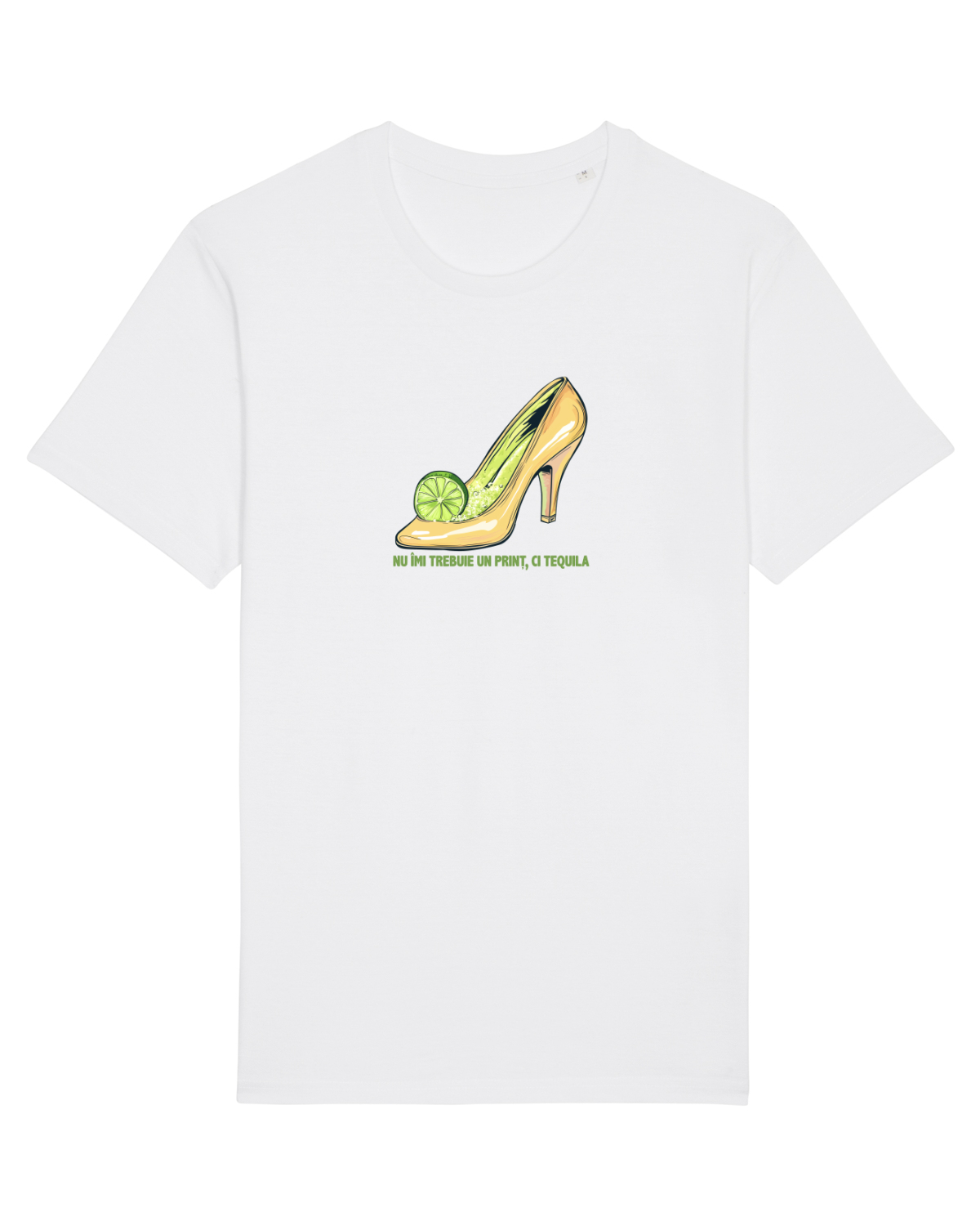 Tricou mânecă scurtă Unisex Rocker White