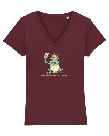 NU IMI TREBUIE O PRINTESA, CI TEQUILA - PRINT BROSCOI Burgundy