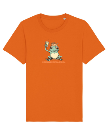 NU IMI TREBUIE O PRINTESA, CI TEQUILA - PRINT BROSCOI Bright Orange