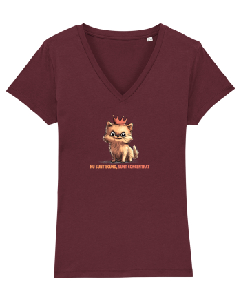 NU SUNT SCUND, SUNT CONCENTRAT - POMERANIAN Burgundy
