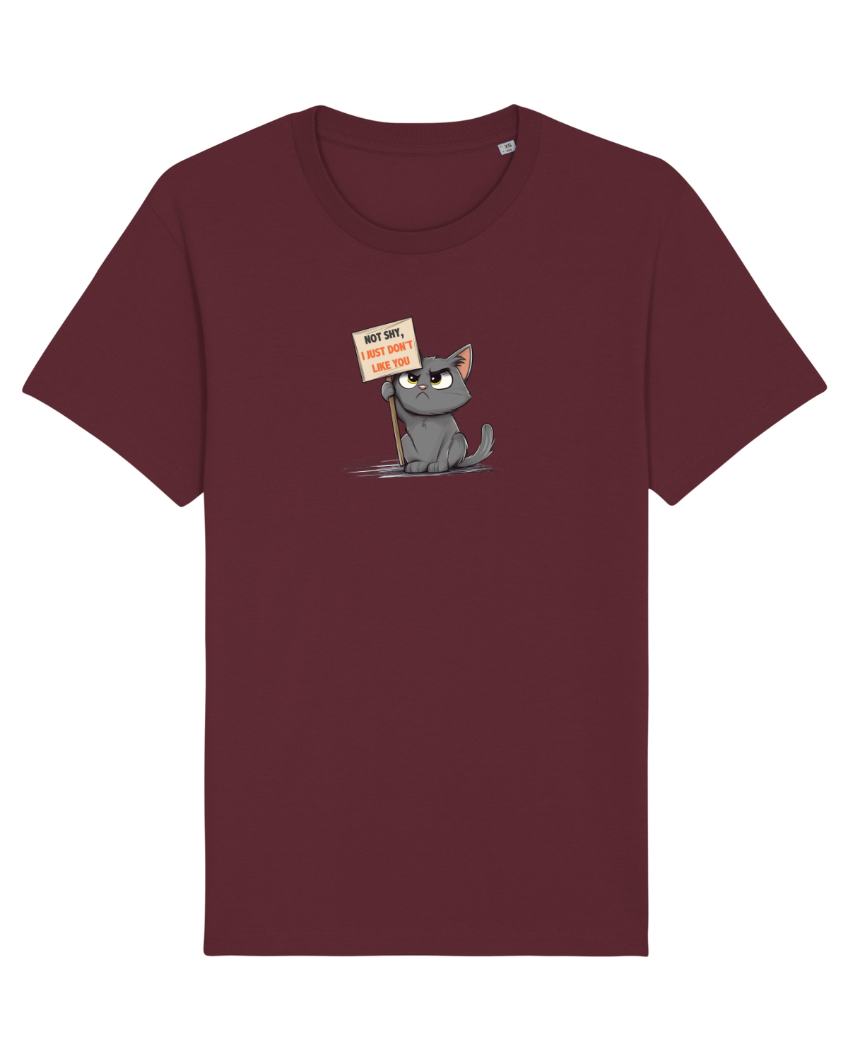 Tricou mânecă scurtă Unisex Rocker Burgundy