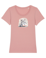 NU SUNT TIMID... NU TE PLAC - PISOI 2 Tricou mânecă scurtă guler larg fitted Damă Expresser