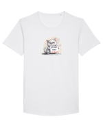 NU SUNT TIMID... NU TE PLAC - PISOI 2 Tricou mânecă scurtă guler larg Bărbat Skater
