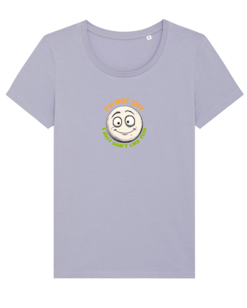 I`M NOT SHY, I JUST DON`T LIKE YOU - EMOJI / EMOTICON Lavender