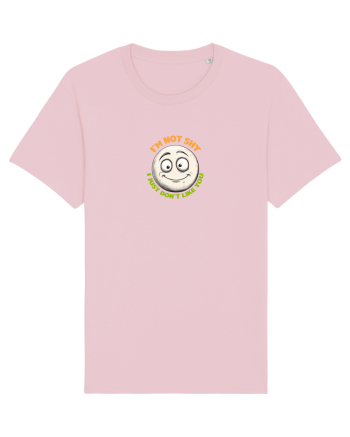 I`M NOT SHY, I JUST DON`T LIKE YOU - EMOJI / EMOTICON Cotton Pink