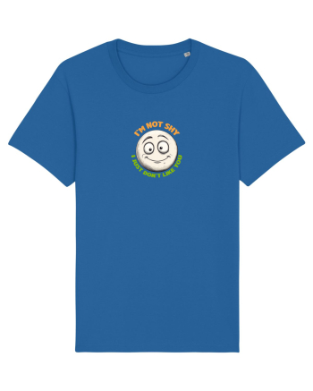 I`M NOT SHY, I JUST DON`T LIKE YOU - EMOJI / EMOTICON Royal Blue