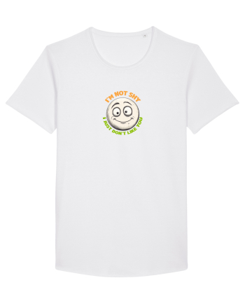 I`M NOT SHY, I JUST DON`T LIKE YOU - EMOJI / EMOTICON White