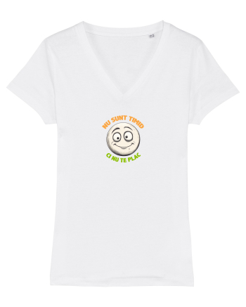 NU SUNT TIMID, CI NU TE PLAC - EMOJI / EMOTICON White