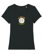 NU SUNT TIMID, CI NU TE PLAC - EMOJI / EMOTICON Tricou mânecă scurtă guler larg fitted Damă Expresser