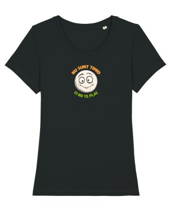 NU SUNT TIMID, CI NU TE PLAC - EMOJI / EMOTICON Black