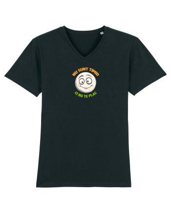 NU SUNT TIMID, CI NU TE PLAC - EMOJI / EMOTICON Black
