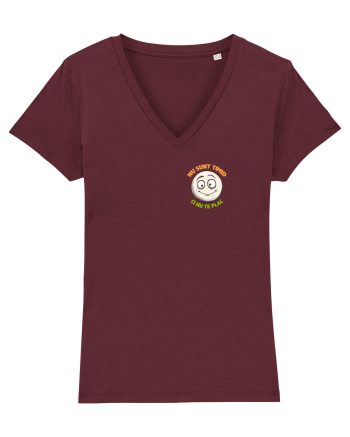 NU SUNT TIMID, CI NU TE PLAC - EMOJI / EMOTICON mic Burgundy