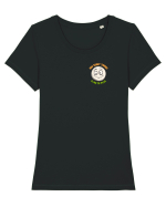 NU SUNT TIMID, CI NU TE PLAC - EMOJI / EMOTICON mic Tricou mânecă scurtă guler larg fitted Damă Expresser