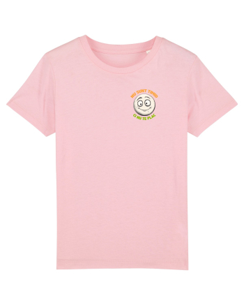 NU SUNT TIMID, CI NU TE PLAC - EMOJI / EMOTICON mic Cotton Pink